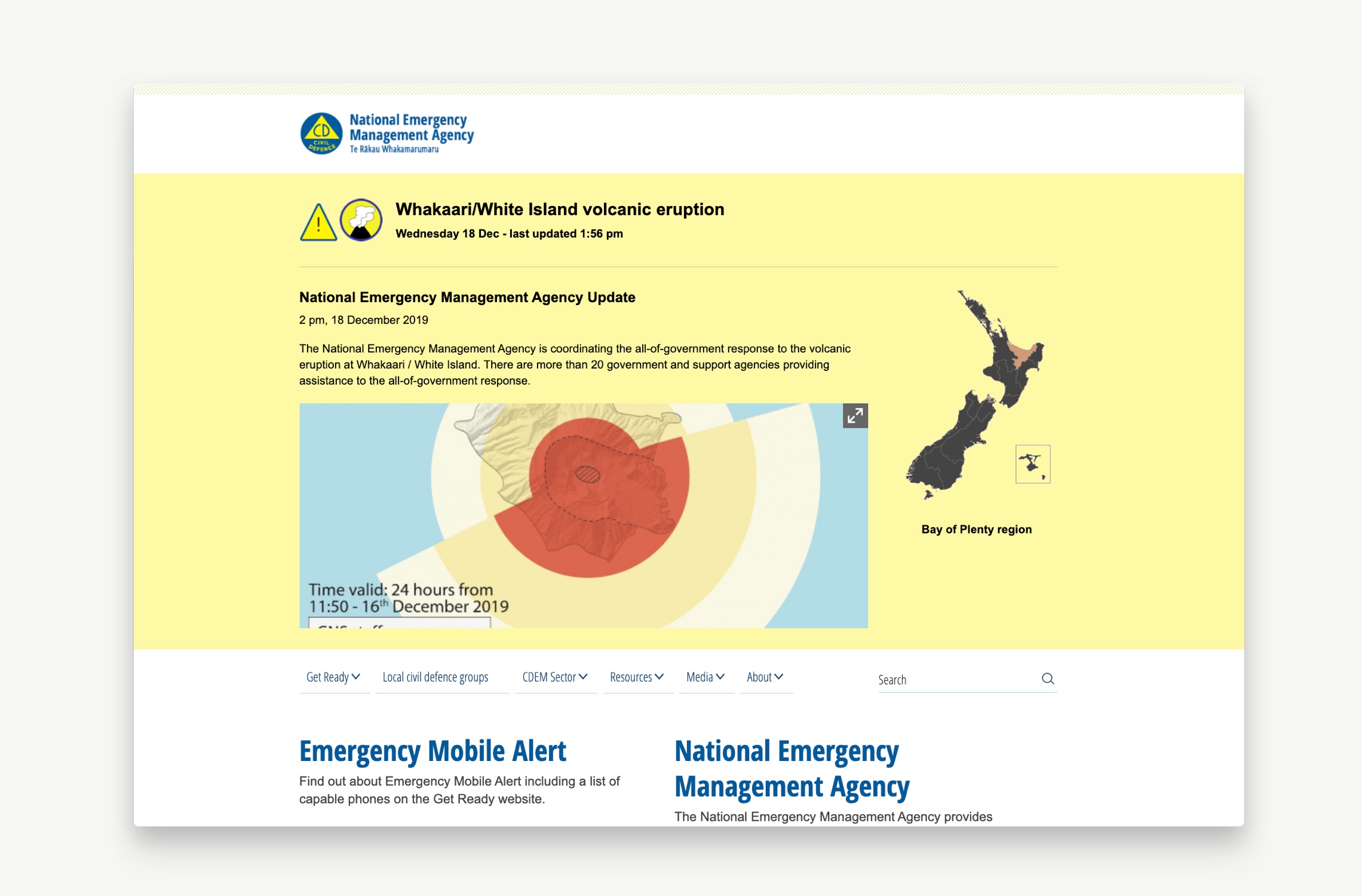 Alerts Advisories CivilDefence.govt.nz